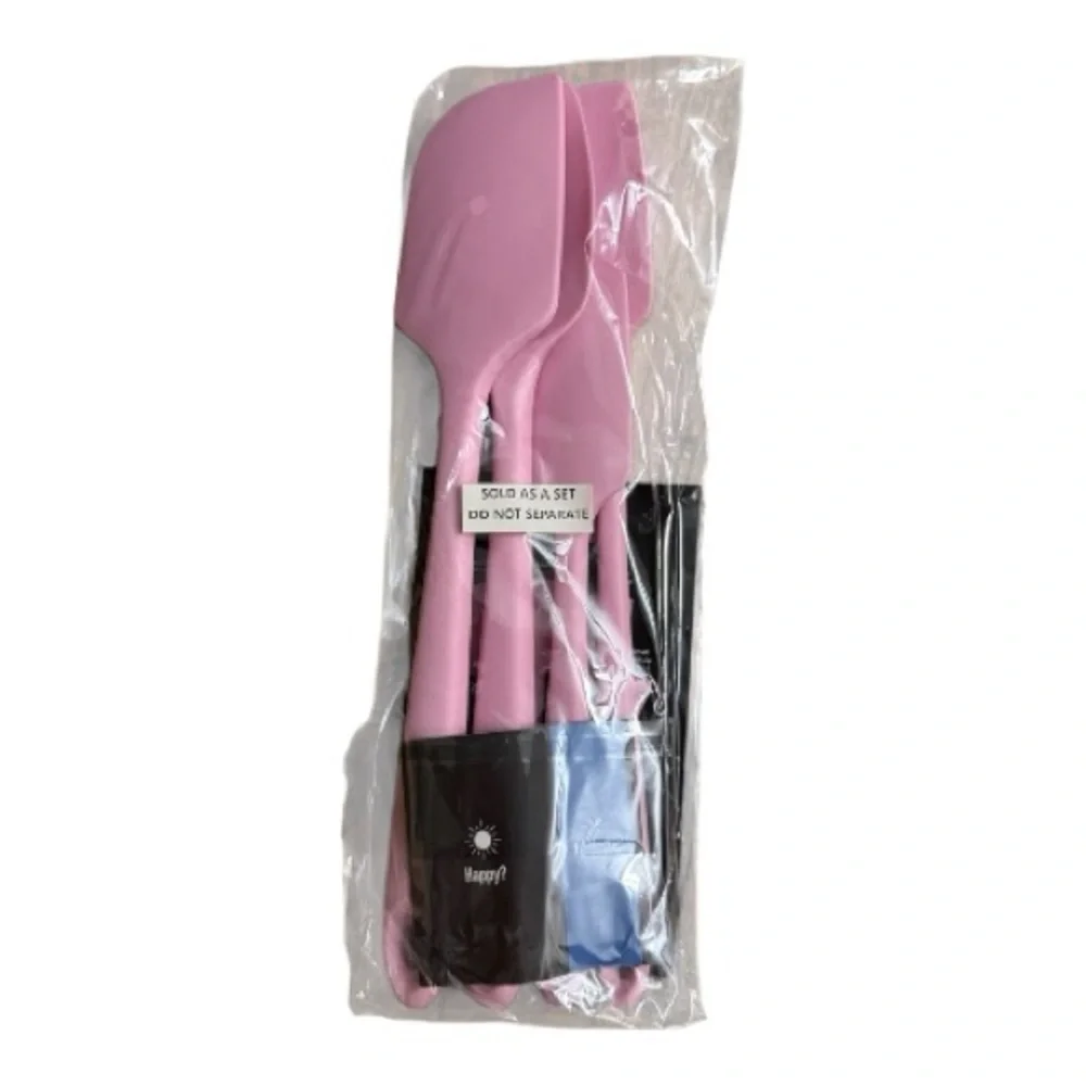 Pink Silicone Cooking Utensil Set - Picture 2 of 2